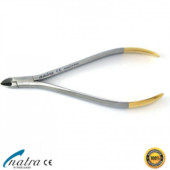Orthodontic Hard Wire Cutter Pliers - Tungsten Carbide Tip, Stainless Steel, 3-Year Warranty